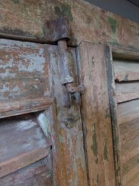 Oud houten louvre - paneel  >  A  > br 127 x h 191 cm