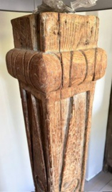 Pilaster vloerlamp-voet (oud & uniek ) h 120 cm