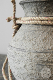 Jar " Vernon " met touw >  30 x 30 cm