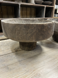 Wooden Bowl " Sanana " allen uniek Ø ± 32 x 18 cm
