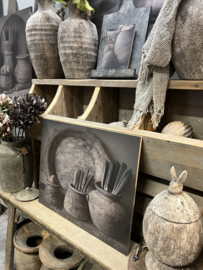 Radiator ombouw Steigerhout met gruttersbakken