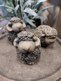 Set of 3 Sheep classic majestic brown