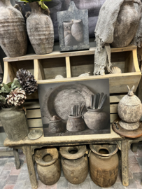 Radiator ombouw Steigerhout met gruttersbakken