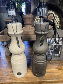 Lamp Baluster Grandeur , majestic Brown M. h 44 cm