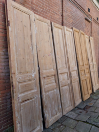 Set/2 oude Paneeldeuren > 01 > afm h 248 x (2x60) 120 cm