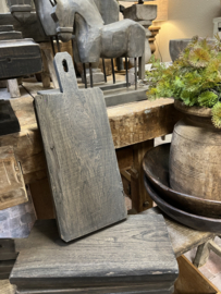 Houten snijplank / serveerplank grey > 42x18 cm
