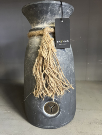 Jar with rope, Ancient Clay S .  H 25 cm