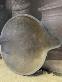 Houten schaal " met punt "  Ø 32/25 cm
