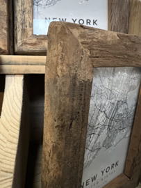 Photoframe  truckwood  ( oud hout naturel ) M  > fotomaat 13x18cm