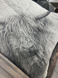 Shabbydoek " Hooglander " 45 x 45 cm