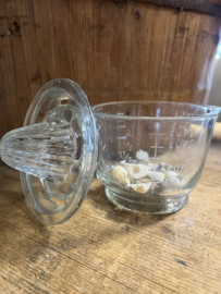 Maatbekerglas met citruspers Ø 13 x h 15 cm