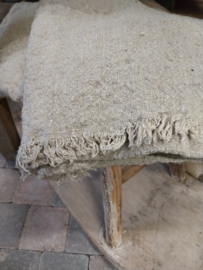 Shabby plaid blanco > 200 x 100 cm
