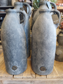 Brynxz > Bottle One ear , Stone Black  M > d14 x h 37 cm