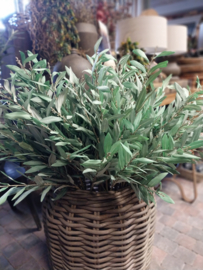 Brynxz > Olijftak > real touch grey green L > 100cm