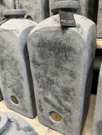 Bottle Square , Stone Black  L