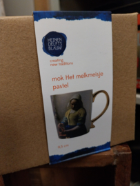 Mok " Heinen Delftsblauw  " > het Melkmeisje