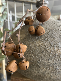 Tak met roest belletjes L. 70cm