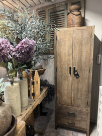 Kast Truckwood > 2 deuren / 2 laden >  h 180 x br 60 x d 40 cm