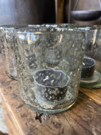 Cylinder Atmosphere Vintage Clear S >  Ø 7 x h 8 cm