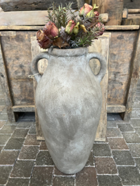 DK Florence Antique Bronze Vase Jug 27 x h 55 cm