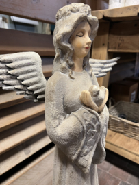 Engel  h 70 cm met duif