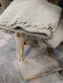 Shabby plaid blanco > 200 x 100 cm