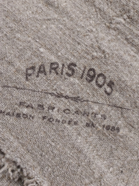 Shabby doek 45 x 45 cm "  Paris 1905 "