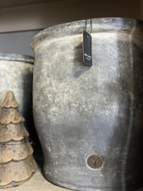 Planter oval deluxe ancient clay L , 30x20x33 cm