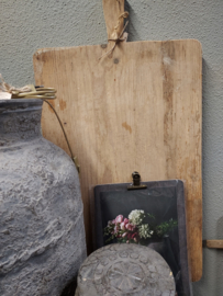 Oude snij-/serveer-/kaasplank 77x40cm