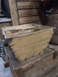 Oud houten Chinese (rijst) plukbak