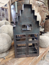 Metalen huis met trapgevel XL > h 40 cm