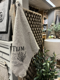 Shabby kruidendoek met zeiloog “. Tijm “