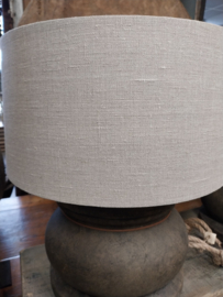 Lampshade Halfhigh > 40 x 38 cm > Linnen fijn naturel