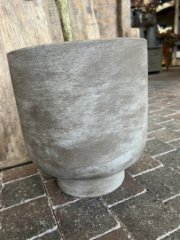 DK Florence Antique Bronze Pot Round Ø 28 x h 31 cm