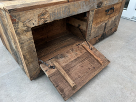 Salontafel ( veel opbergruimte ) truckwood 120x65x50 cm
