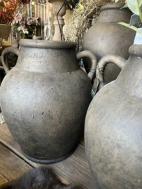 Jug Grandeur Two Ears Maj. Brown  L > 30 x h 40 cm