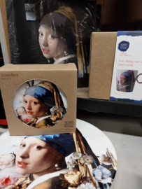 Mok " Heinen Delftsblauw  " > Meisje met de Parel.