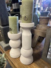 DK Florence Sand Candleholder Ø 11 x h 29 cm