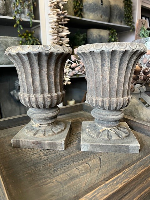 Houten pot "Kartika "van Luksa. Small