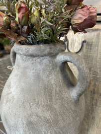 DK Florence Antique Bronze Vase Jug 27 x h 55 cm