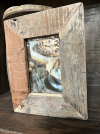 Fotolijst S. Oud hout Kader 13x9 cm