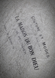 Shabby plaid " Bon Dieu " afm 100 x 100 cm