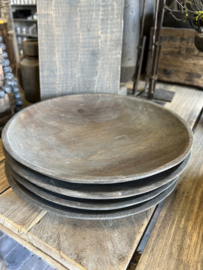 Houten bord (dark ) M > 28 cm