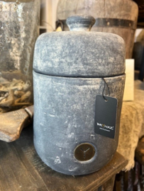 Pot and Top Boost Minimalistic >  Ancient Clay L > d16 x h24 cm