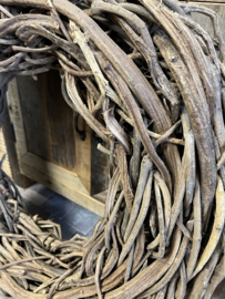 Krans XL grove wilg > natural brown > Ø 65 cm