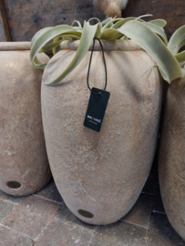 Vase Luxury Limestone Gold > M.  22xh36cm
