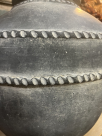 Jar Relief Deluxe Ancient Clay L > d35 x h40 cm