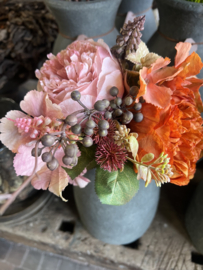 Bouquet Complet Pink/Orange 40 cm  Sylxz/Brynxz