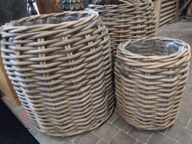 Grove rattan mand > size L  55x55cm