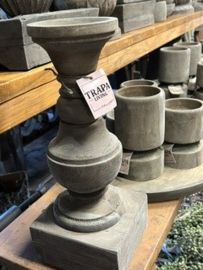 Houten kandelaar "Baluster " h 40 cm